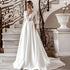 Elegant Sexy V-Neck Women Wedding Dresses Mopping Length Gowns